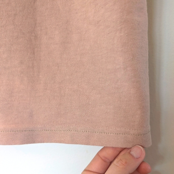 OKAYOK Iridescent Squiggles Dusty Rose Boxy Tee (M) - Picture 12 of 14